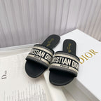 CD Mule Dway Slide 10mm Black Embroidery