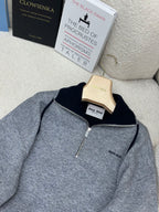 Miumiu 2026 Zip-up Top Grey Cashmere