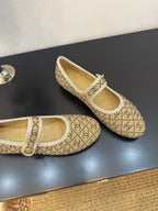 CC 25 Ballet Flats Light Brown Calfskin 331659