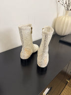 CC 25 Short Boot White Mesh 354925