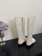 CC 25 Long Boot White Mesh 354928