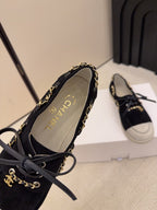 CC 26 Mocassin Loafer Black Suede 588898
