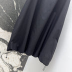 Prada 2025 Sleeveless Dress A-line Babydoll Black Polyester