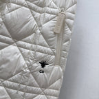CD 25 Plaid Quilted Clothing Set White Polyester