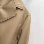 CD 25 Trench Coat Beige Cotton And Polyester