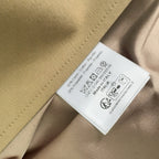 CD 25 Trench Coat Beige Cotton And Polyester