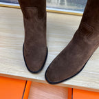 HM Jumping Boot In Chocolate Suede  987474