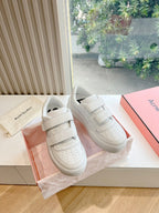 ACNE STUDIO SNEAKER IN WHITE LAMBSKIN