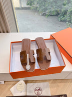 HM 25C Oran Sandal Caramel Brown Leather 202829
