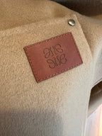 Loewe Coat Khaki Brown Cashmere