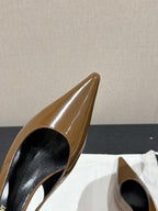 SL CHERISH SLINGBACK 75 CAMEL CALFSKIN
