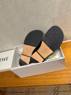 Loewe Campo Mule Black Slide Cowhide 221949
