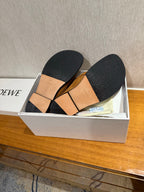 Loewe Campo Mule Light Brown Slide Suede