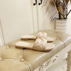 LV Neo Revival Flat Mule White Ivory Lambskin