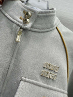 Miu Miu 25 Stand-up Collar Jacket Cotton 304185