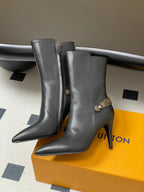 LV Legacy Ankle Boot Black Calfskin 499490