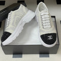 CC 26 Platform Sneaker White Sequin-embellished Leather 593346