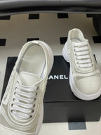 CC 26 Platform Sneaker White Fabric Mesh 593349