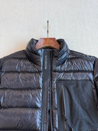 MC 2025 Short Down Jacket Black Gloss Polyester