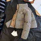 Moncler 2025 Keros Jacket Beige Mix Color Wool Down