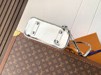 LV 2026 Alma BB Handbag 23cm Silver Canvas 281390