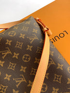 LV 2026 CarryAll East West Handbag Brown Beige Canvas Cowhide 277782