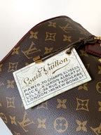 LV 2026 Speedy Soft Bag 30cm Brown Burgundy Canvas Cowhide 281457