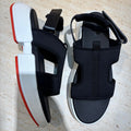 HM Men's Gate Sandal Black Calfskin  655432