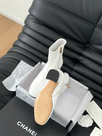 CC Ankle Boot White Calfskin