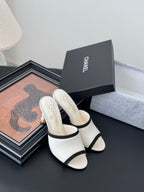 CC 25 Mules White Sheepskin Leather 305262