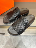 HM Men's 25 Slide Black Sheepskin 639760