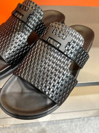 HM Men's 25 Slide Black Sheepskin 639760