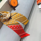 CC Slim Bandeau 120 CM In Colorful Silk Twill 287556