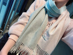CC Scarf 180 CM In Light Pink Mix Light Grey Blue Cashmere 387916
