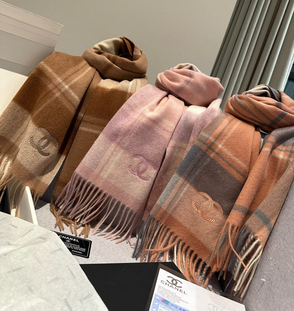 CC Scarf 180 CM In Colorful Cashmere 394482
