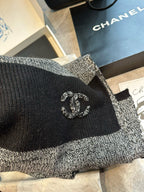 CC Scarf 200 CM In Black Cashmere 403783
