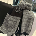 CC Scarf 200 CM In Black Cashmere 403783