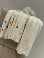 CC Scarf 195 CM In White Colorful Cashmere 418286
