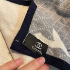 CC Scarf 180 CM In Grey Mix White Cashmere 419873