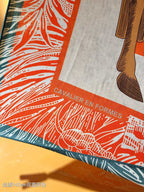 HM Elegant Knight 140 CM Orange Cashmere and Silk 293098