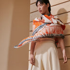 HM Elegant Knight 140 CM Orange Cashmere and Silk 293098