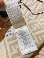 FF 200CM Scarf Beige Wool Cashmere 103255