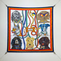 HM 26ss Amazon  Scarf 90 Colorful Twill Silk 130280