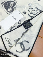 CC 25  Scarf 140CM White Cashmere 293089
