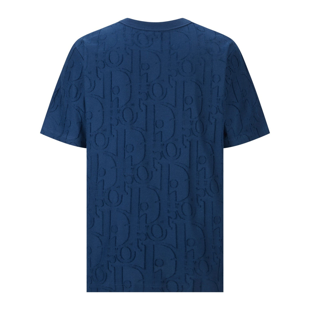 CD 25 Short-sleeved T-shirt Blue Cotton
