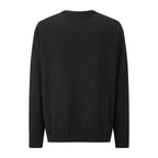 CD Embroidered Logo Sweater Black Wool Cotton