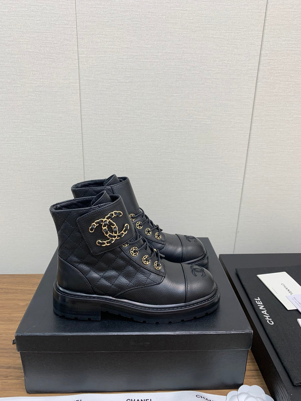 CC Ankle Boots Black Cowhide