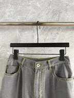 Miu Miu Jeans Gray Cotton