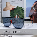 WAIMEA SUNGLASSES 581362 IN BLACK ACETATE MONOGRAM ON LENS
