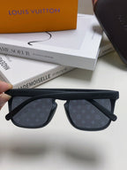 WAIMEA SUNGLASSES 581362 IN BLACK ACETATE MONOGRAM ON LENS
